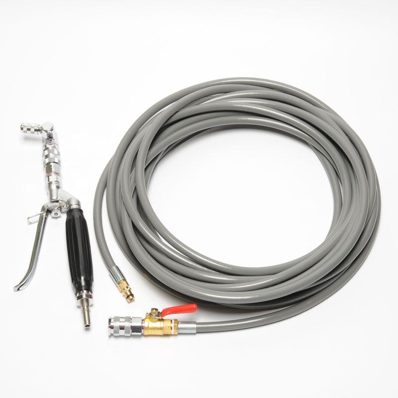 6M ホース屋オリジナル エアコン洗浄用ホース 柔軟・軽量ライトグレー