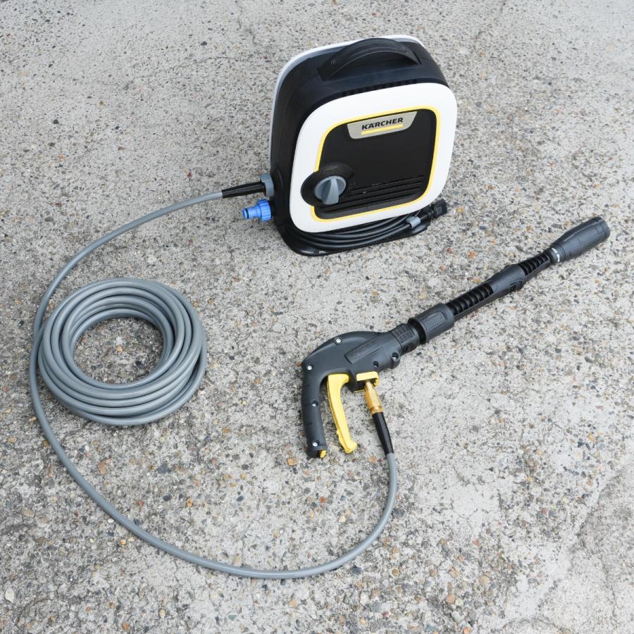 ホース屋 ライトグレーホース 10m ケルヒャー交換用 スベイル付しなやかホース ケルヒャー（KARCHER） 10M コンパクトスイベルジョイント ケルヒャーK