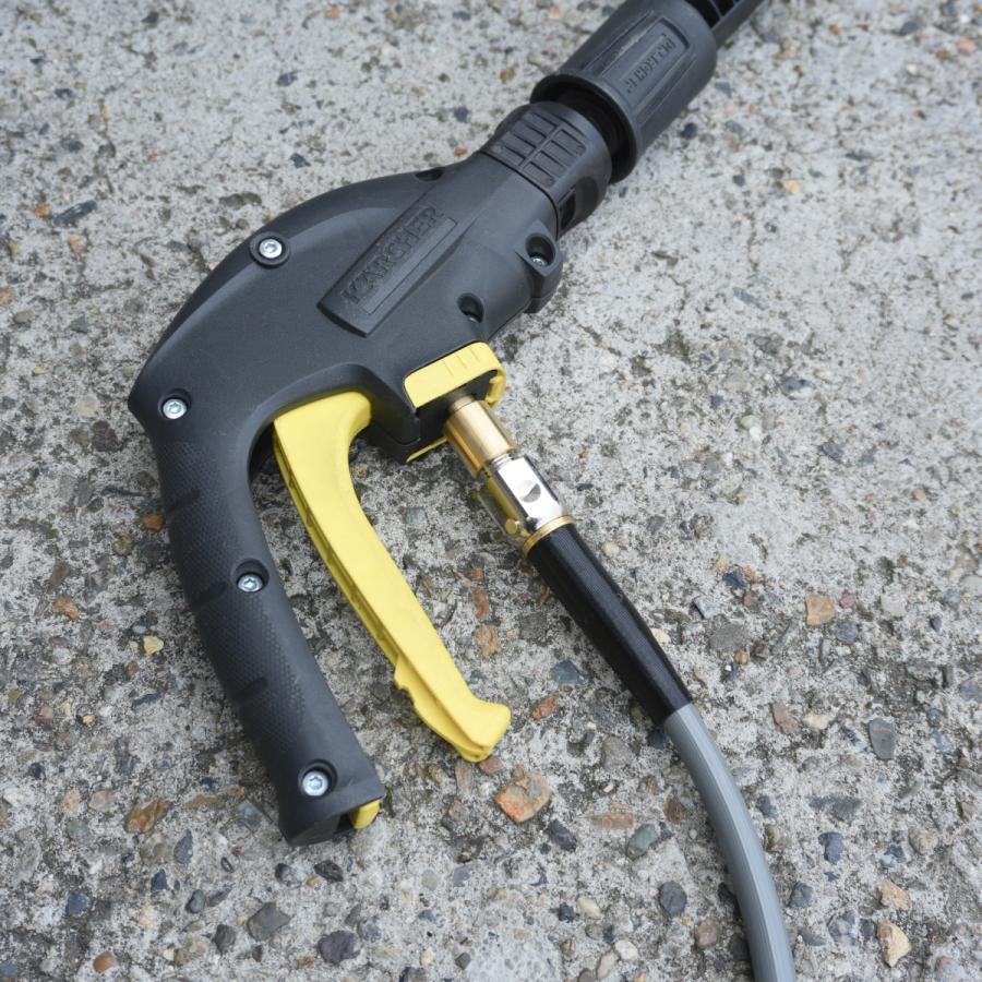 ホース屋 10M ケルヒャークイックコネクト対応 ガン側スイベル付きホース 10M ケルヒャークイックコネクト対応 ガン側スイベル付き ライト