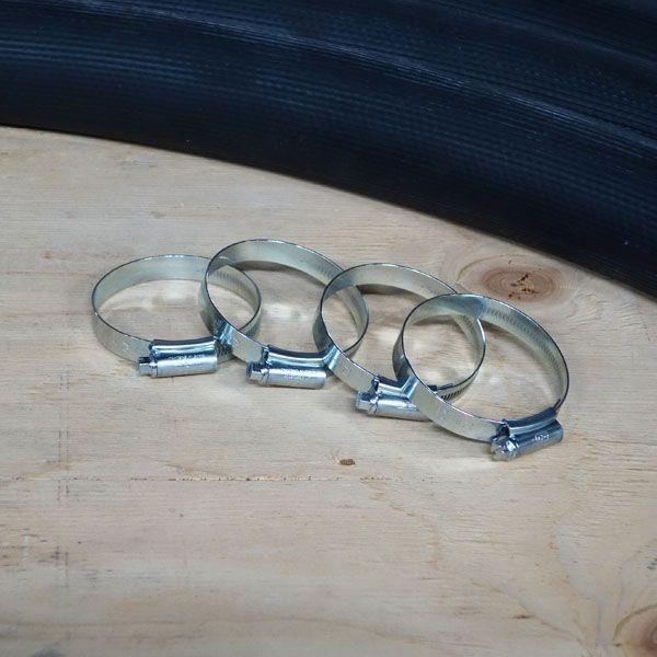 トラックホース・象牙ホース 1.2M×4本セット バンド付