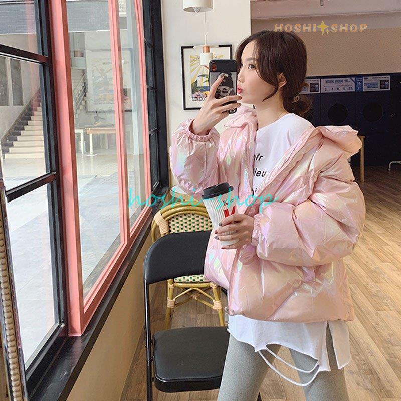 コート レディース ダウンコート 中綿ジャケット キラキラ 厚手