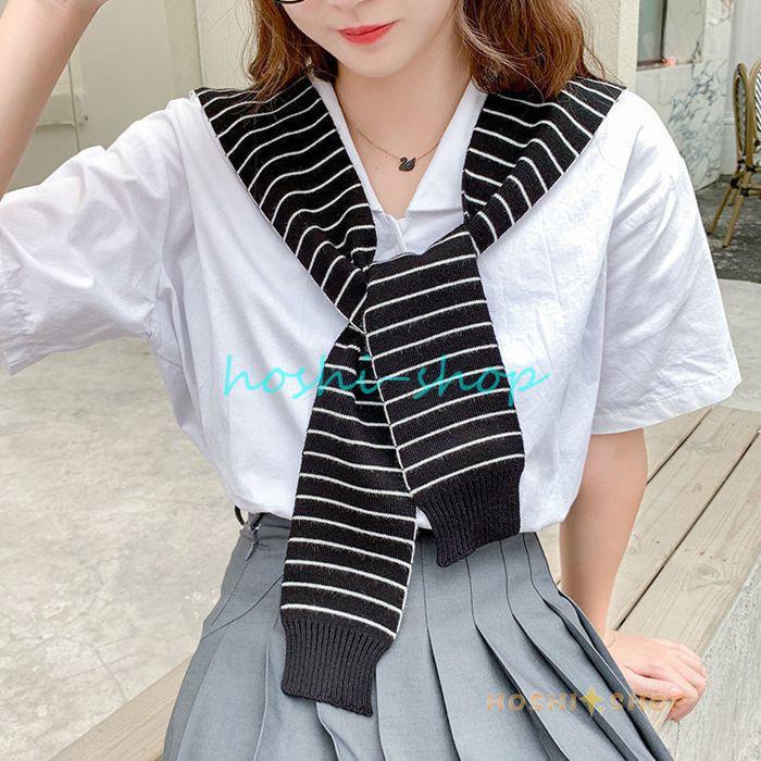 未使用タグ付き デイジーボーダーカーディガン イエロー フェイクカーディガン フェイクカーデ トップス レディース