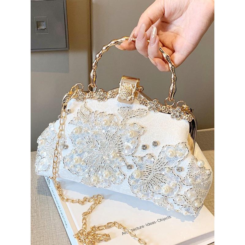 パーティーバッグ 結婚式 クラッチバッグ パーティー バッグ 大きめ 大