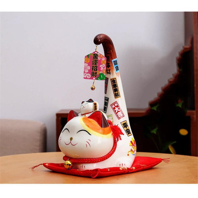 招き猫 置物 開店祝い 陶器 誕生日 商売繁盛 金運招福 千客万来