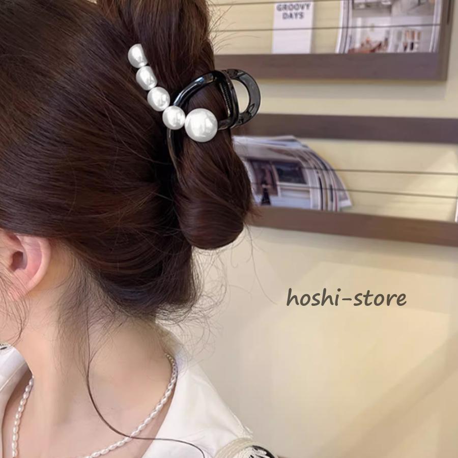 ヘアクリップ バンスクリップ パール付き｜hoshi-shop｜11