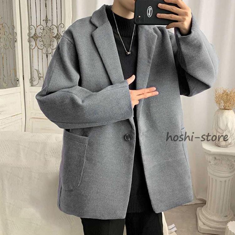 ピーコート Pコート メンズコート 秋冬 ラシャコート ショートコート