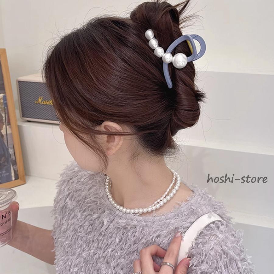 ヘアクリップ バンスクリップ パール付き｜hoshi-shop｜15