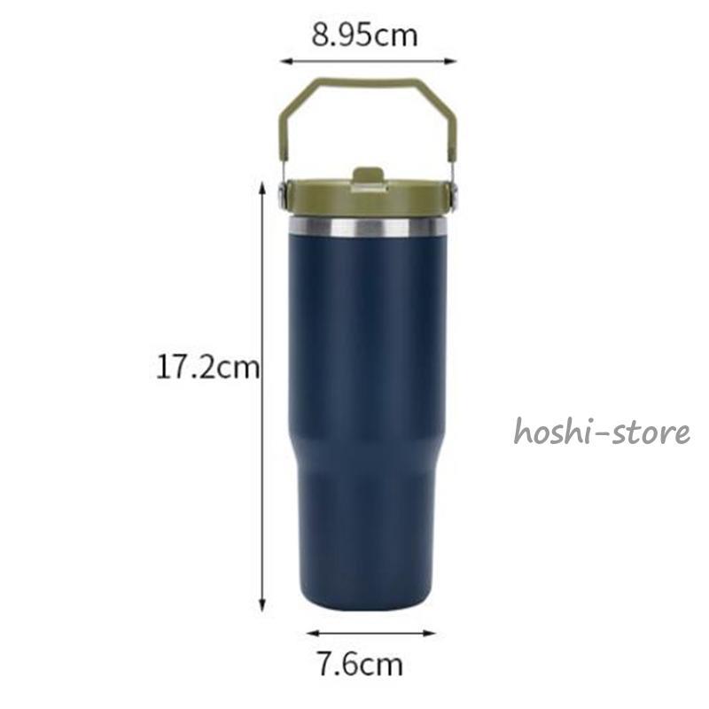 水筒 600ml 900ml タンブラー ステンレス ステンレスボトル 保冷 保温 真空 大容量 マグボトル シンプル アウトドア 旅行 携帯しやすい｜hoshi-shop｜08