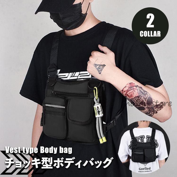 ボディバッグ メンズ 手ぶら 撥水 防水 ストリート スポーツ 