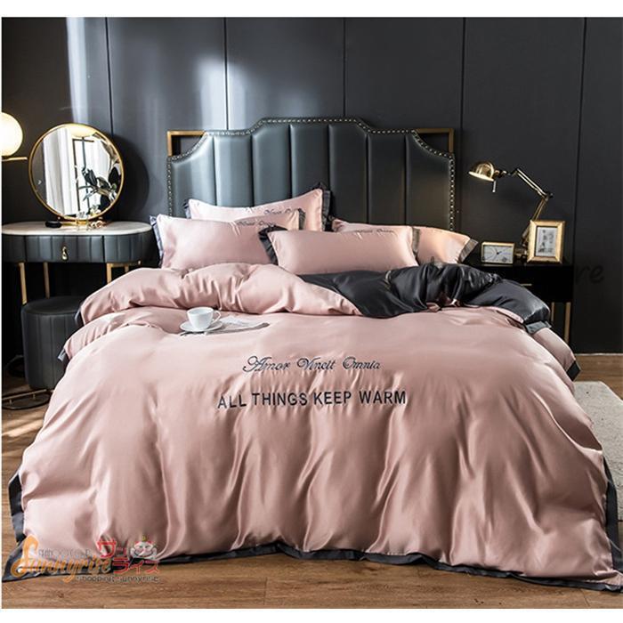 寝具カバーセット 4点セット高品質ベッド用品 3点布団カバー 寝具カバーセット 4点セット高品質ベッド用品 3点布団カバー