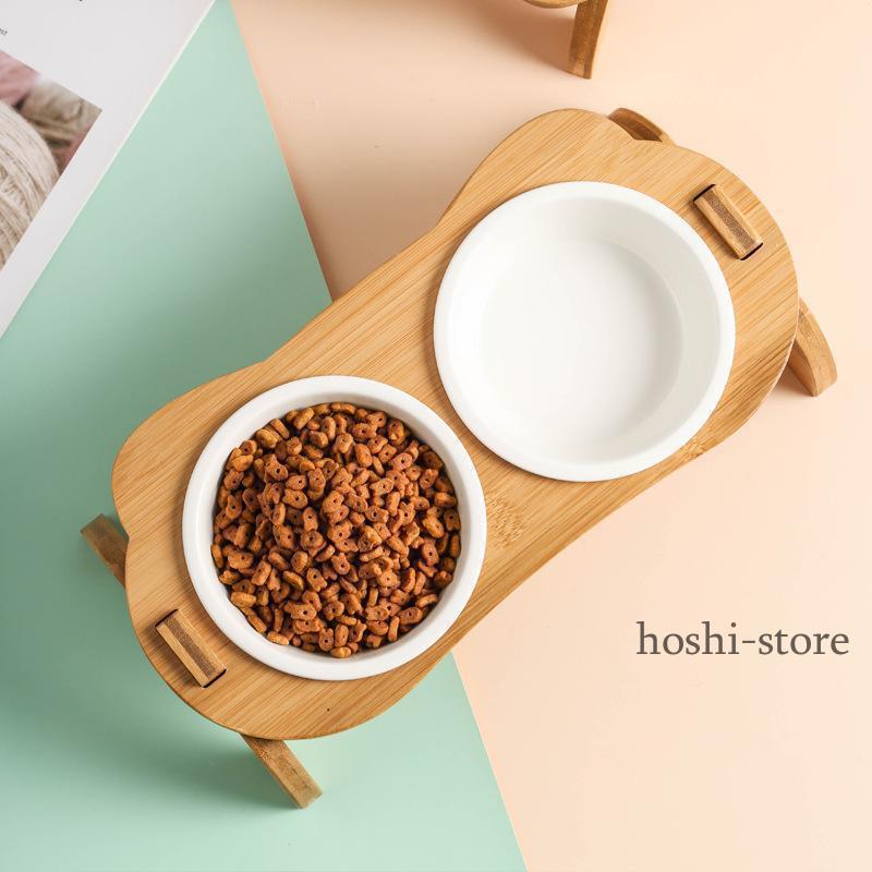フードボウル ペット用 台付き 猫食器 犬食器 猫用 小型犬用