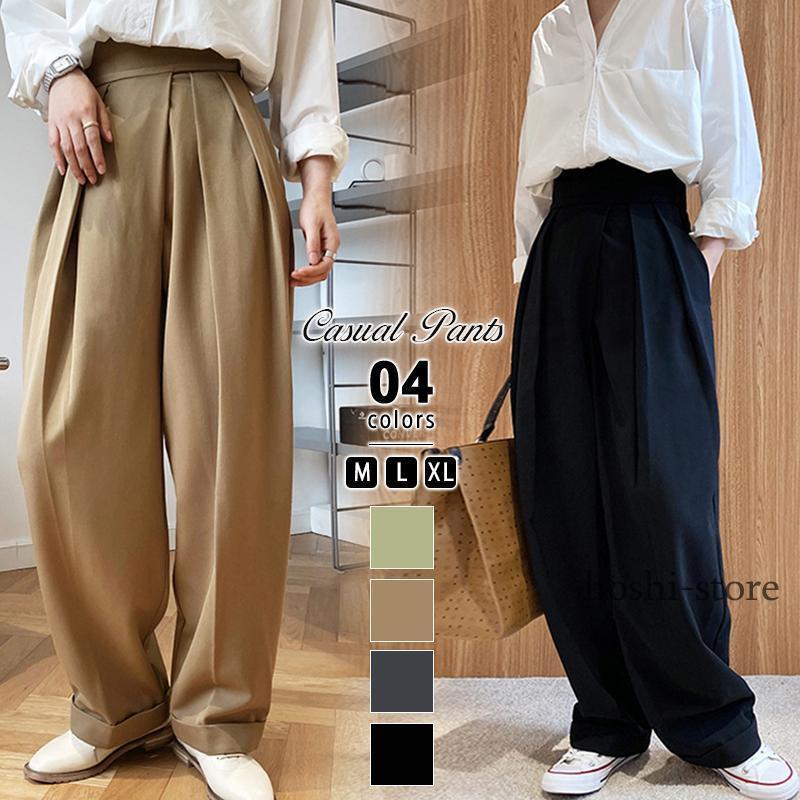 タックワイドパンツ レディース ワイドパンツ ボトムス 体型 タックワイドパンツ レディース ワイドパンツ ボトムス 体型