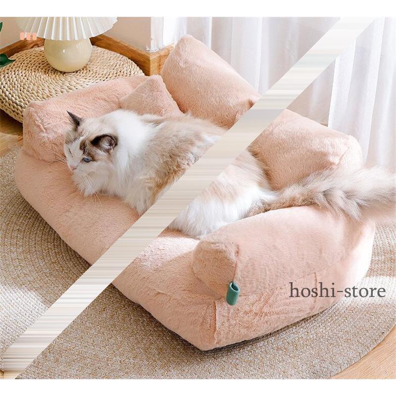 ペットベッド 猫用 犬用クッション ペットソファー スクエア型