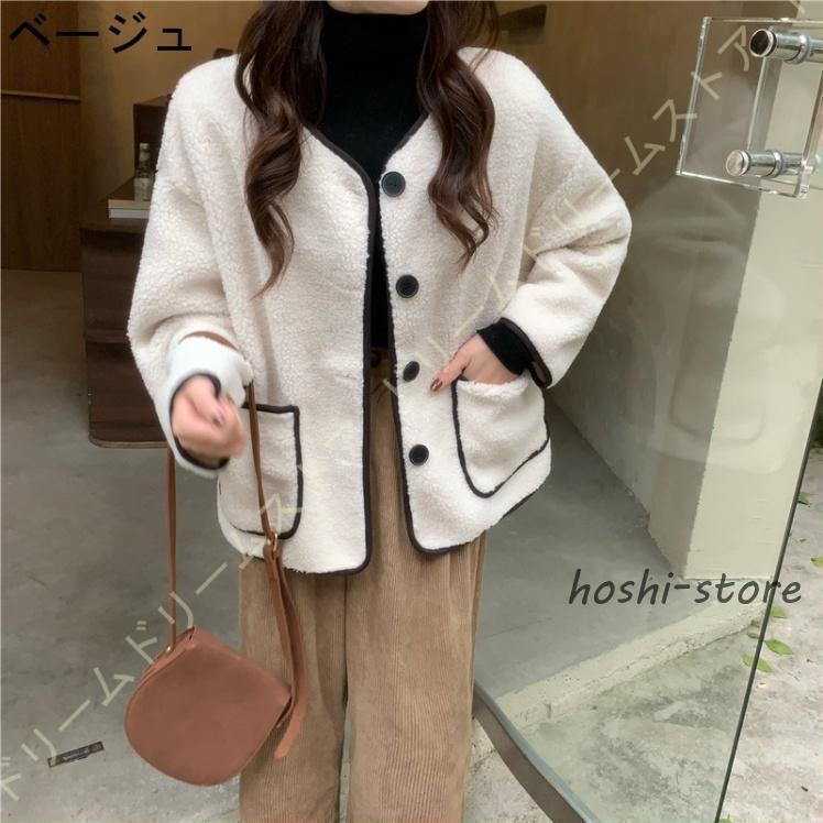 コート アウター フーディー ボア ポケット 長袖 M/XL wt19302.jpg