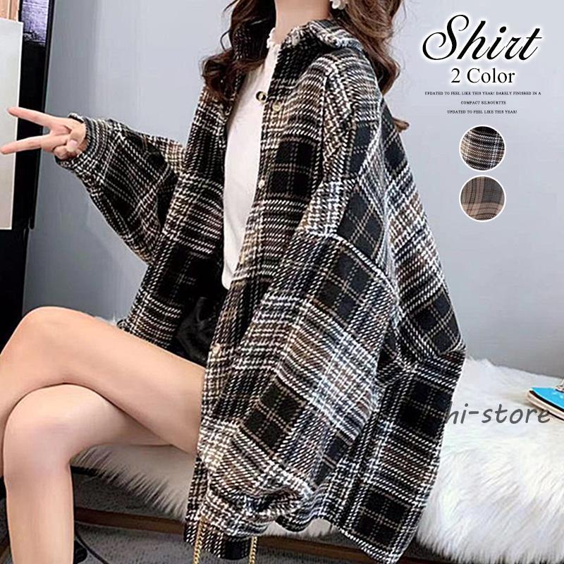 ネルシャツ チェック柄 シャツ トップス レディース チェック ネルシャツ チェック柄 シャツ トップス レディース チェック