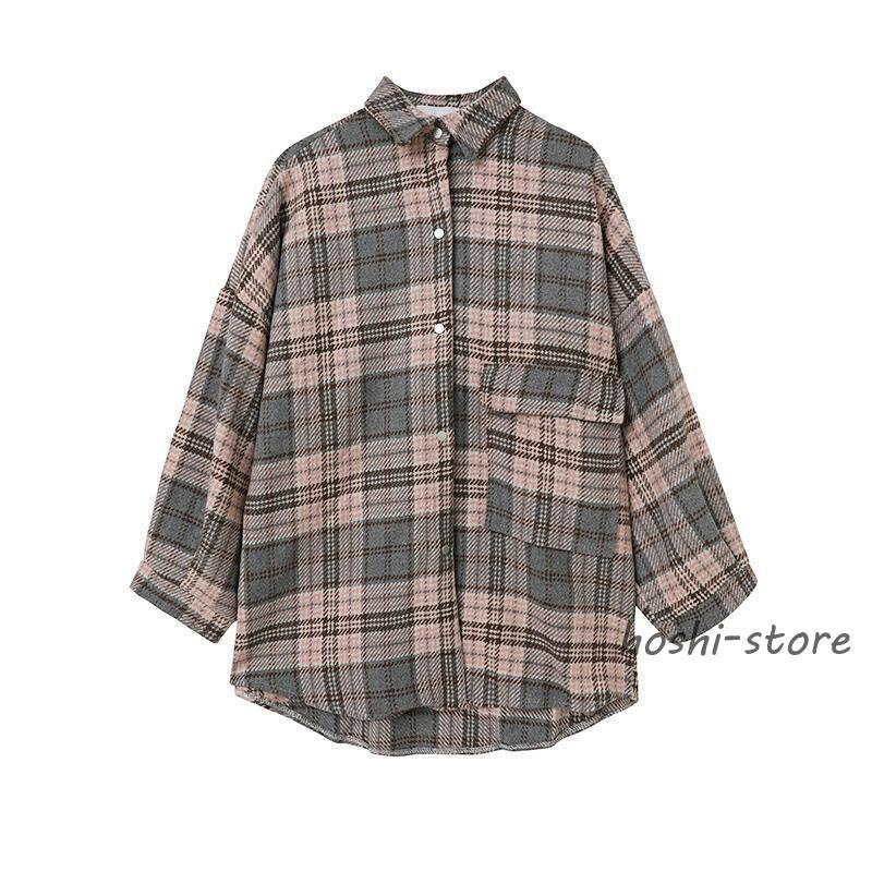 ネルシャツ チェック柄 シャツ トップス レディース チェック ネルシャツ チェック柄 シャツ トップス レディース チェック