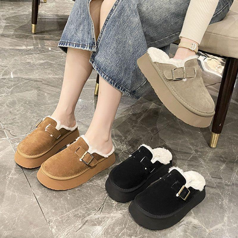 ムートン サンダル コンフォートシューズ 裏ボア 裏起毛 ボア靴