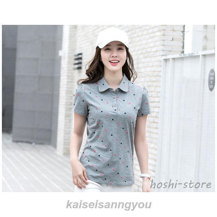 ゴルフウェア レディース シャツ 半袖 春 夏 秋 冬 春夏 秋冬