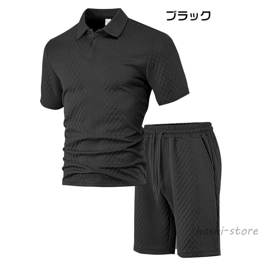 大人気❤️マルボンメンズ 半袖シャツ ショートパンツ 上下2点セット 上下セット メンズ 夏 セットアップ シャツ ショートパンツ 半袖