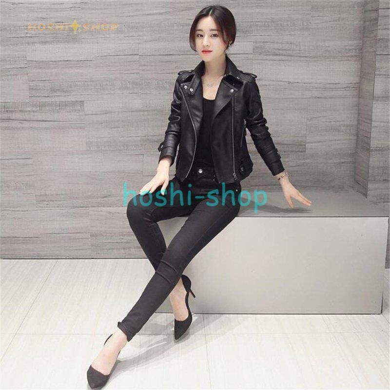 革ジャン レザージャケット レディース バイクライダース ダブル