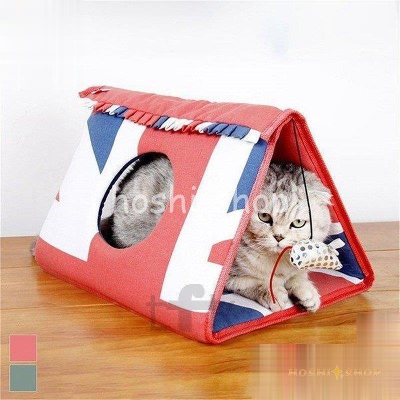 ペットおもちゃ トンネル ベッド 犬 ぬいぐるみ 寝具 マット 三角 2way レッド ホワイト グリーン セレブ トイ オシャレ 犬用品 おしゃれ 癒し Hoshi0922 Pet2110 星野 通販 Yahoo ショッピング