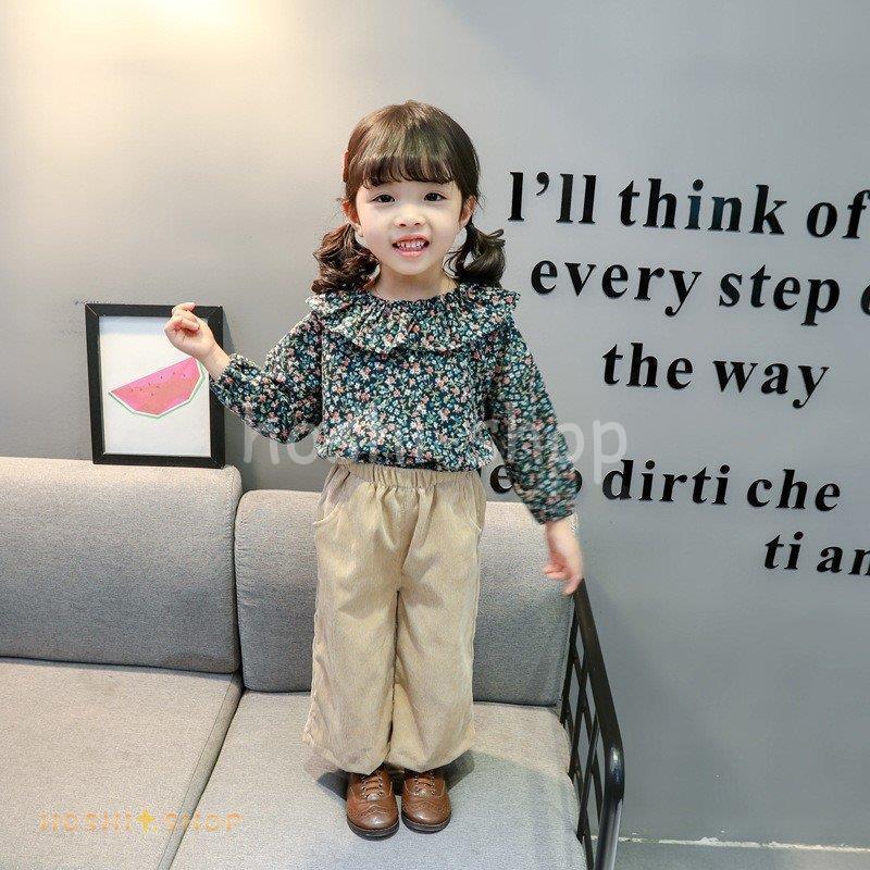 送料無料 韓国子供服 上下セット 春秋 長袖 女の子 キッズ セットアップ 子供服 花柄ジュニア 通学着 おしゃれ 可愛い カジュアル 長ズボン 無地 シャツ ブラウス シャツ ブラウス サイズ 110 Www We Job Com