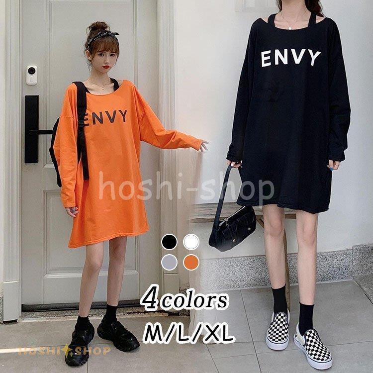 シャツチュニック チュニック Tシャツ 長袖 秋冬 綿 レディース 代 30代 40代 50代 おしゃれ 体型カバー 着痩せ 大きいサイズ 韓国風 ゆったり 可愛い Hoshi0922 S49 星野 通販 Yahoo ショッピング