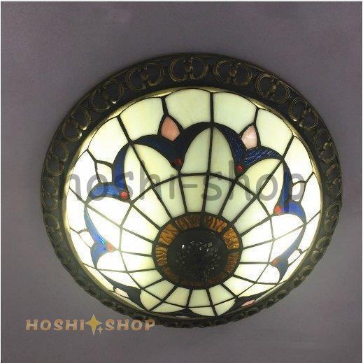 格安 北欧 玄関照明 インテリア ダイニング シーリングライト リビング 民宿 寝室 おしゃれ 書斎 E14対応 工事必要 ステンドグラス 天井照明 最安