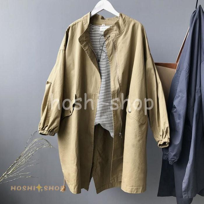 トレンチコート レディース 春 スプリングコート 春コート ロング