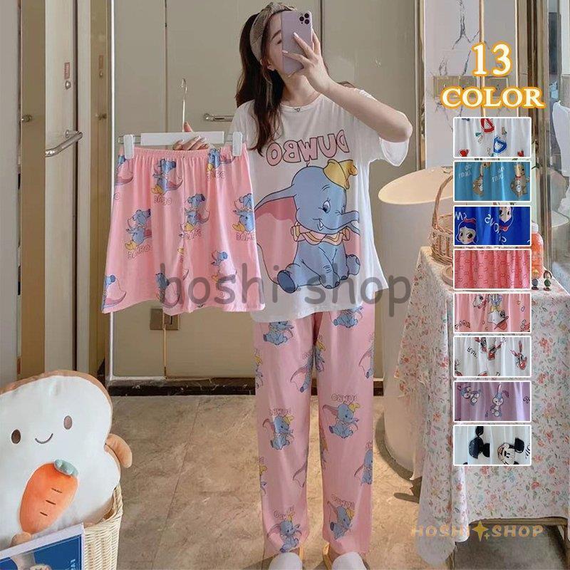 レディース パジャマ 最大67 オフ 3点 セットアップ 半袖 夏 部屋着 Tシャツ 短パン 寝巻き 韓国風 寝間着 ルームウェア おしゃれ コットン 可愛い 女性用 ゆったり