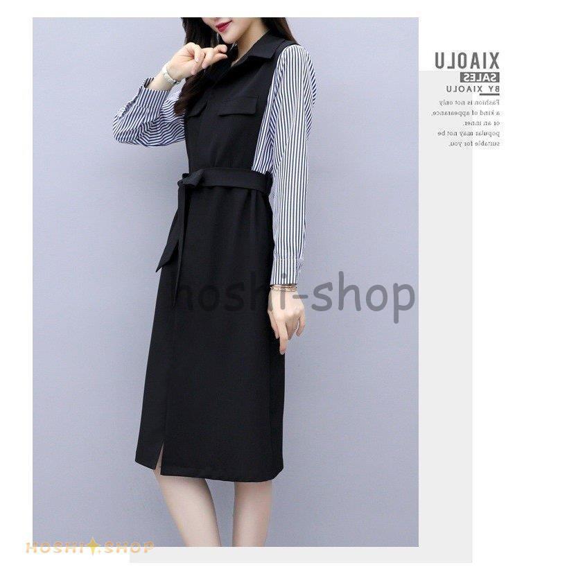 シャツワンピース ワンピース レディース 40代 オシャレ 膝丈 大きいサイズ 秋服 きれいめ 上品 パーティードレス 通勤 Ol 着痩せ お呼ばれ おしゃれ