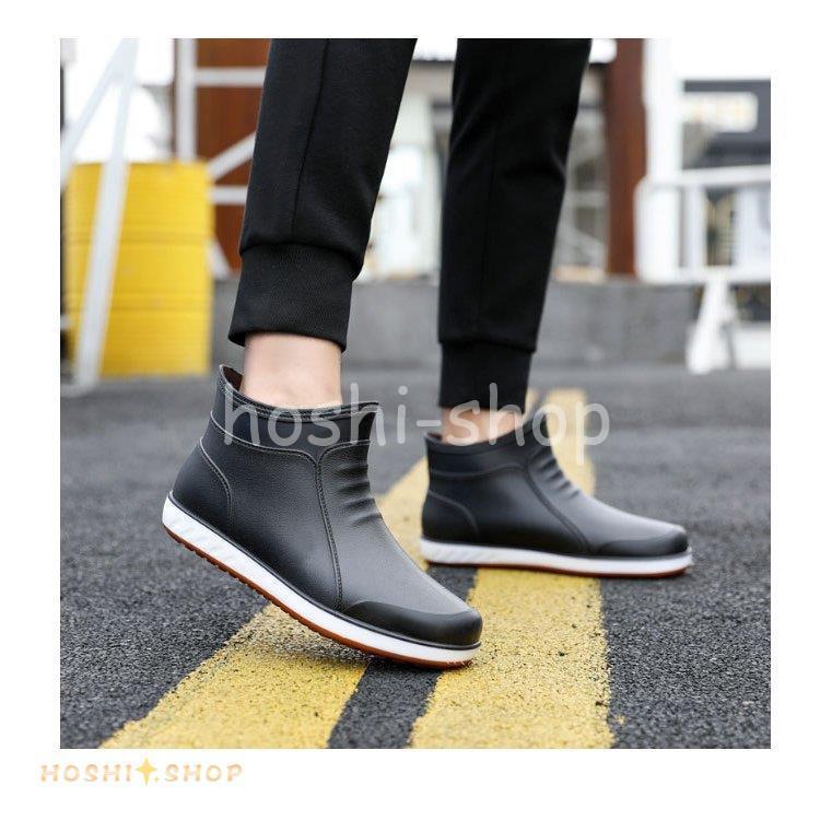 入荷中 レインシューズ ブーツ レインブーツ メンズ レインシューズ おしゃれ 雨靴 レインブーツ メンズ レインシューズ おしゃれ 雨靴 滑り止め フラット底 雨靴 長靴 男性 レイングッズ 通勤 梅雨対策 防水シューズ Www Threeriversofs Com