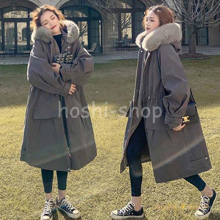 【爆買】モッズコート 中綿ダウンコート レディース キルティングコート ロング丈バーカージャケット 秋冬 カジュアル エコファーフード連れコートオシャレ モッズコート 中綿ダウンコート レディース キルティングコート ロング