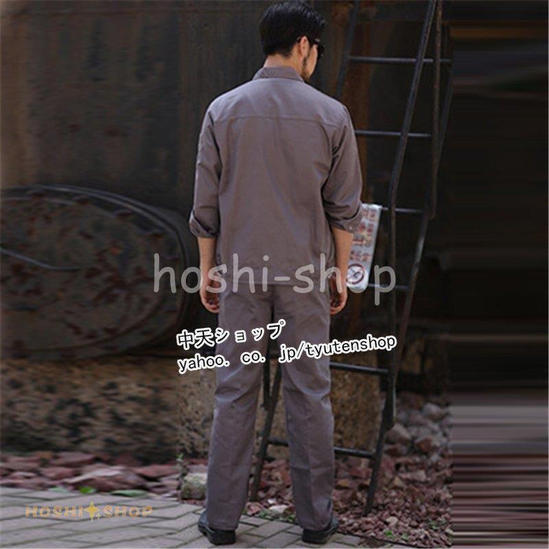 作業着セットアップ 楽天市場】作業着 作業服 上下セット 春夏秋用 防汚 耐摩耗 通気