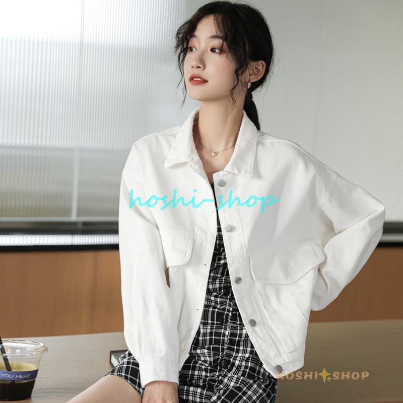 デニムジャケット レディース 長袖 アウター ジャン Gジャン