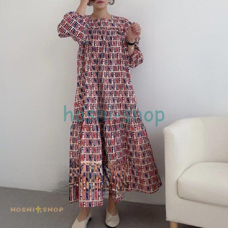 ワンピース レディース マキシワンピース 可愛い きれいめ 上品 ゆったり 長袖 春夏秋 代30代40代50代 ファッション お出かけ カジュアル お出かけ Gpms3n4v2k Fastoffice Mx