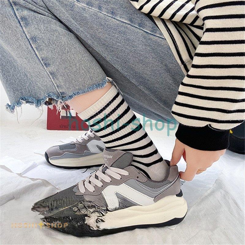 厚底スニーカー レディース シューズ レースアップ ローカット 上品 おしゃれ スポーツ レトロ風 カジュアルスニーカー 厚底 スニーカー 日常感 防滑ソール Star0117 Shoes284 星野 通販 Yahoo ショッピング