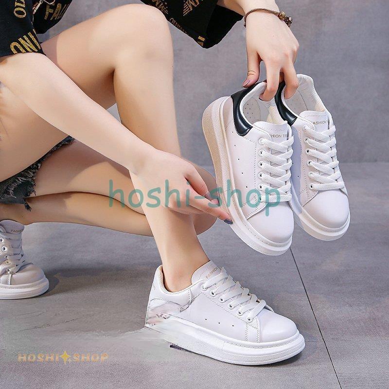 レディース スニーカー 厚底 疲れない 通勤通学 お出かけ 無地 ランニング コンフォートシューズ シューズ 運動靴 スポーツ カジュアルシューズ 歩きやすい 靴 Star0117 Shoes75 星野 通販 Yahoo ショッピング