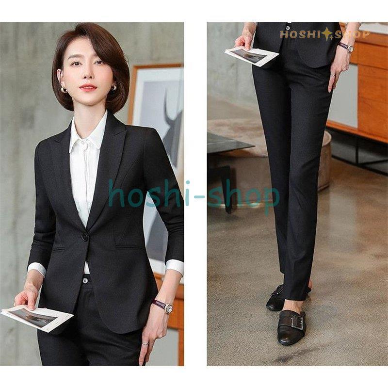 スーツ レディース パンツスーツ 夏 オフィス OL ビジネススーツ 卒業式 事務服 体型カバー 入学式 レディース スーツ パンツスーツ スカート ビジネス セットアップ 卒業