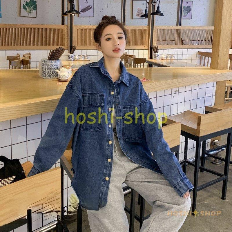デニムジャケット レディース ジャケット カジュアル ジャケット デニム ジーンズ おしゃれ 韓国風 長袖 大きいサイズ 無地 定番 春秋 ゆったり ライトアウター Star0126 Newa85 星野 通販 Yahoo ショッピング