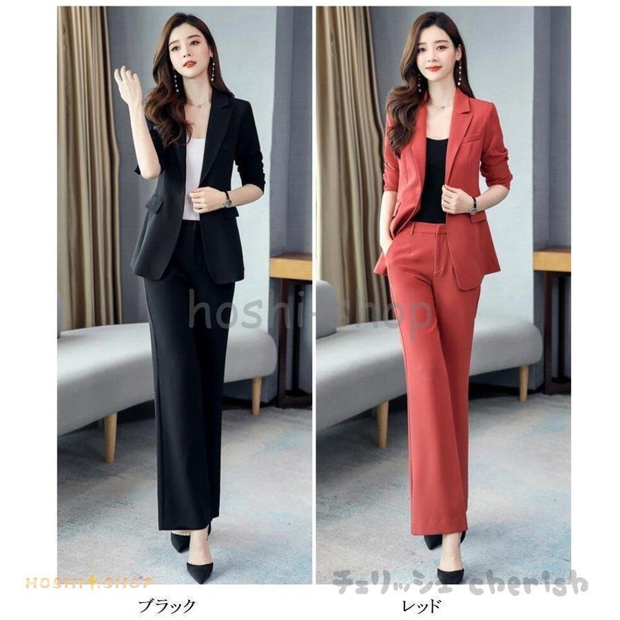 ガウチョパンツスーツ レディース ベルト付き セレモニースーツ スーツジャケット ビジネス 入学式 卒業式 通勤 Ol 細身 代 30代 40代 おしゃれ I5exkyzdsm ファッション Willlisak Com