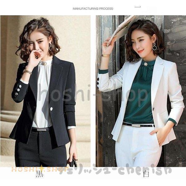 人気 セットアップレディーススーツセレモニー2点セットパンツスーツフォーマルスーツジャケット卒業式入学