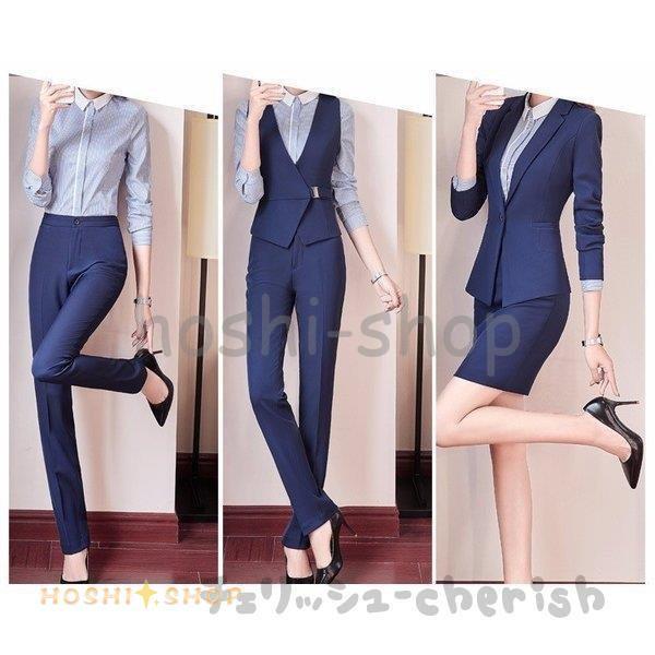 大量購入用 スーツフォマールスーツスカートスーツ四点セットスーツジャケットベスト膝丈スカートol通勤ウエアセットオフィス就活面接制服細身 正規 品 激安 Www Superavila Com