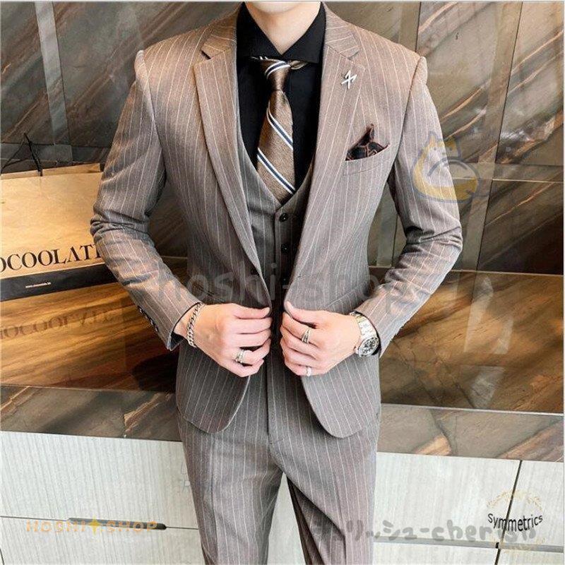 色々な ビジネススーツ スリーピーススーツメンズ ３点セット