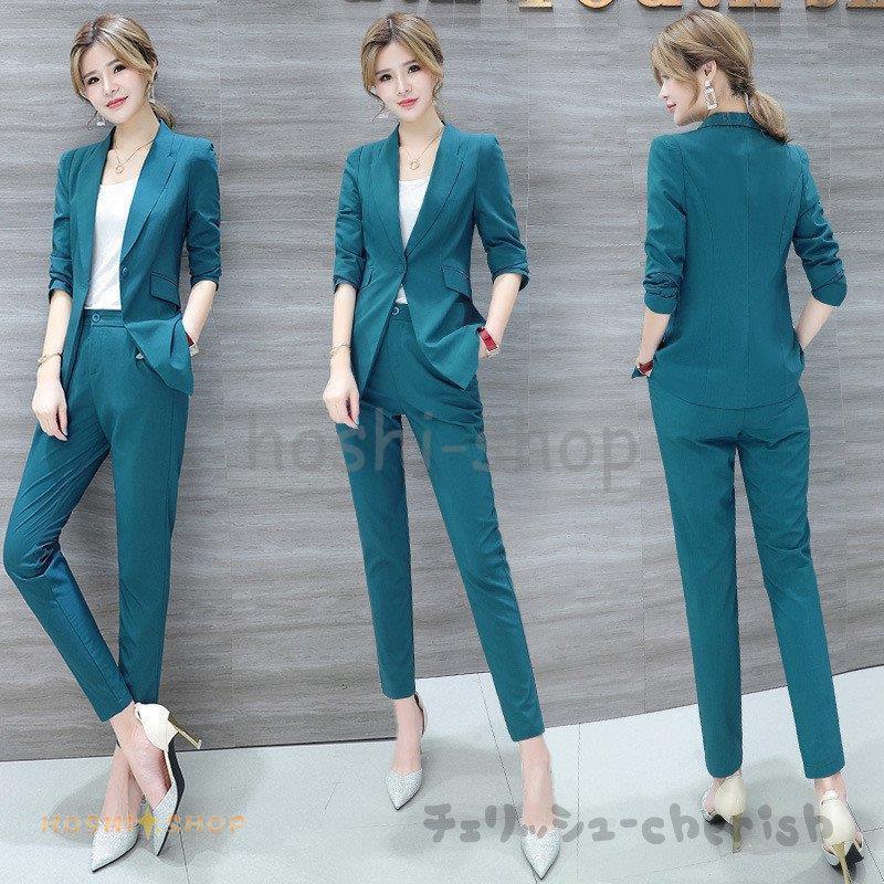 入学式入園式卒業式スーツパンツスーツレディース代30代40代パンツスーツビジネスオフィスolママスーツセットアップ転職面接 Star1021 Suit595 星野 通販 Yahoo ショッピング