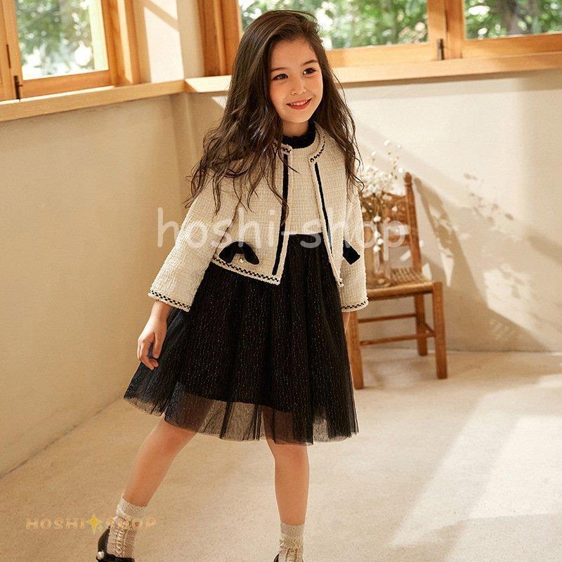 七五三 子供服 フォーマル 洋服 女の子 コート ワンピース 秋 冬 アンサンブルスーツ ジュニア キッズ セットアップ 可愛い 小学生 2点セット 入学式 卒業式 激安正規