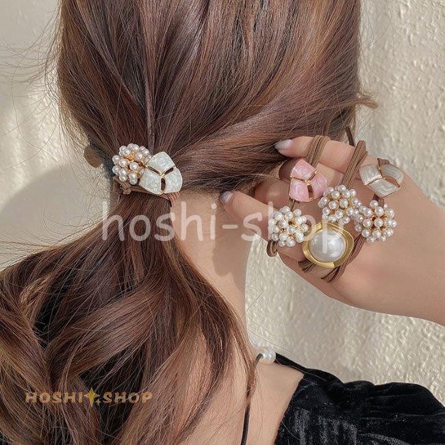 ヘアゴム 5点セット レトロ レディース ヘアゴムセット 大人っぽい ヘアアクセ 髪飾り ハート パール スクエア おしゃれ オフィス 大人可愛い Star1028 Nit265 星野 通販 Yahoo ショッピング