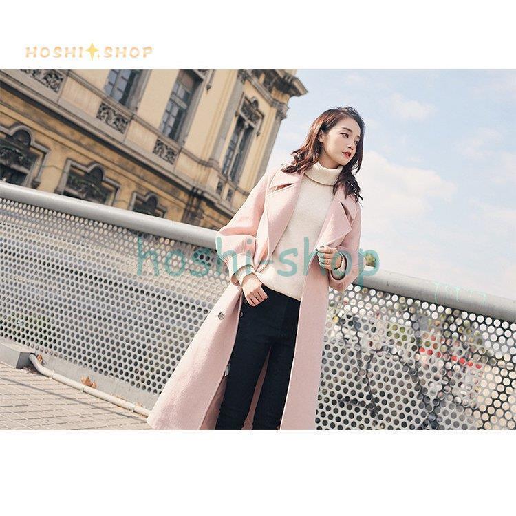 チェスターコート ブレザー 冬服 レディース ロング ピンク