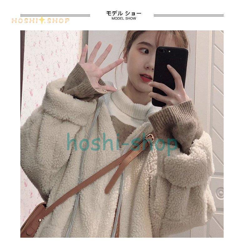 フード付き フリースコート レディース ボアコート 厚手 コート