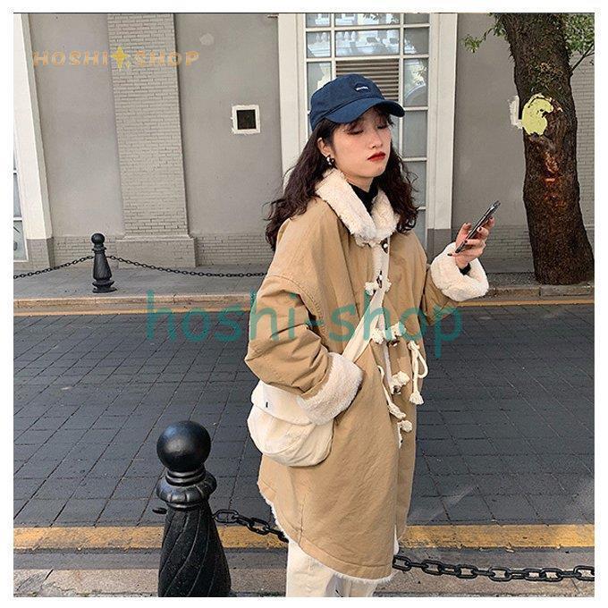 ムートンコート レディース ダッフルコート 裏起毛 コート 冬 ボアコート オーバーサイズ 裏ボアコート ダッフルボタン ムートン アウター ムートンコート サイズ S Ezs Sidecar Com